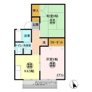 セジュールAⅠ【1階】の間取り