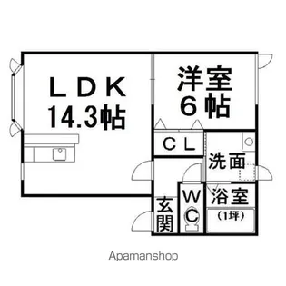 ハイツポパム【2階】の間取り