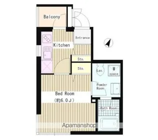 パティオみづほ文京東大前【3階】の間取り