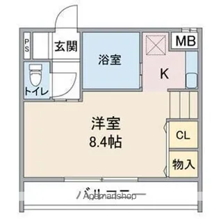 Apt.浄心【2階】の間取り