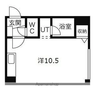 オルセ麻生【4階】の間取り