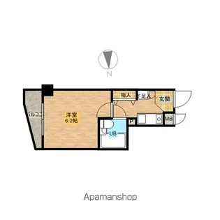 ライオンズマンション大山第6【5階】の間取り