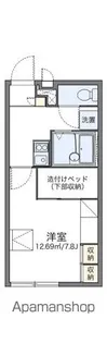 レオパレスみえ【105号室】の間取り