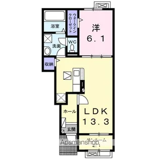 フォルトーナⅢ【1階】の間取り
