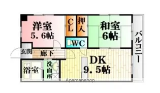 第三岡田ビル【2階】の間取り
