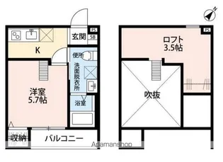 マクト北柏【1階】の間取り