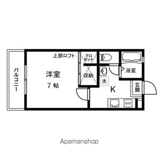 ノースヒルズ【103号室】の間取り