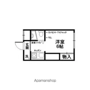 ハースサイド中垣内【1階】の間取り