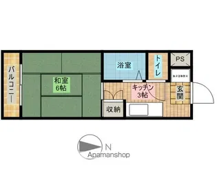 オスカーマンション【503号室】の間取り