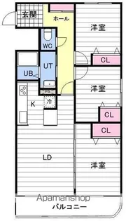 KAIDO YAMANOTE【2階】の間取り