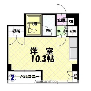 アネックスプラザ6条ビル【102号室】の間取り