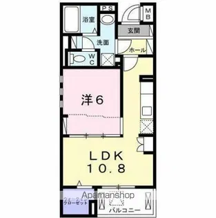 ブリッサ港南【3階】の間取り