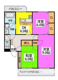 ブリリアント・ジョゼ【1階】の間取り