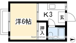 プチハウスしのざき【105号室号室】の間取り