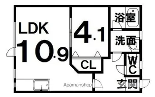 ハイムグランツ【2階】の間取り