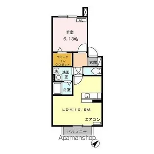 ファミール江川【2階】の間取り