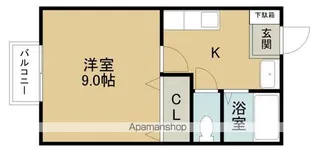 ミューズ【110号室】の間取り