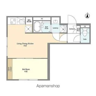 CASA GRAZIE 池袋【5階】の間取り