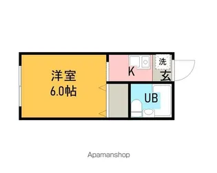 サンライズ20【203号室】の間取り