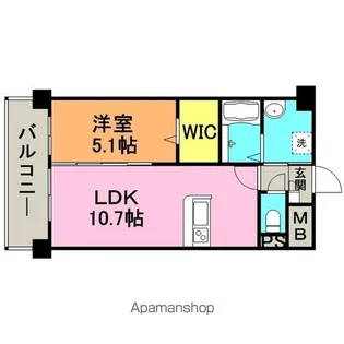 グランドシャトー花畑T・S【2階】の間取り