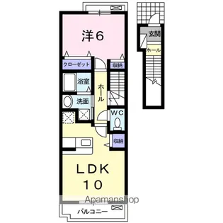 ベル アンジュ B【2階】の間取り
