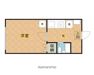 ミキハイツ【202号室】の間取り