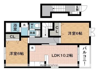 エスポワールⅠ【2階】の間取り