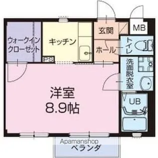 サープラス小牧口Ⅱ【2階】の間取り