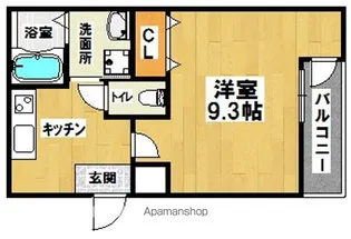 フジパレス堺もずサウスⅠ番館【2階】の間取り