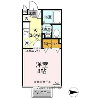 ABITATO台原【2階】の間取り