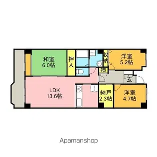 ソフィア上尾B棟【7階】の間取り