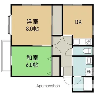ソフィア柿木平【202号室】の間取り