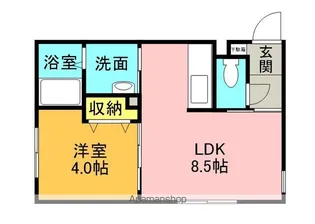 MARRIOTT共栄町【202号室】の間取り