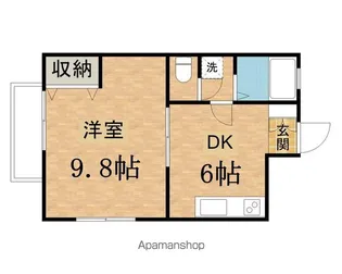 プリムローズⅡ【101号室】の間取り