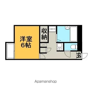 レオパレスブルーグラスⅣ【1階】の間取り