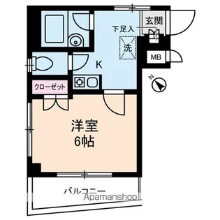 ハイツヤスハラ【3階】の間取り