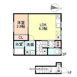 LUCASA【2階】の間取り