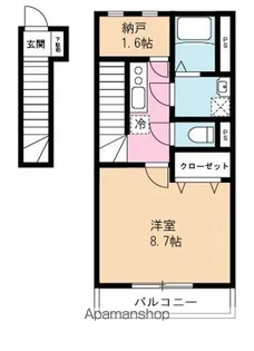 RICHE N・K【205号室】の間取り