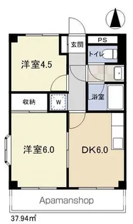 LIMPIA田川【105号室】の間取り