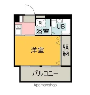 ホワイトシャトー【7階】の間取り