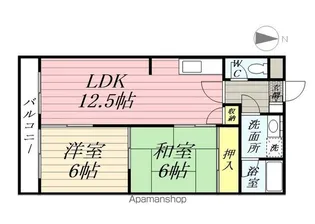 レジデンス領下【3階】の間取り