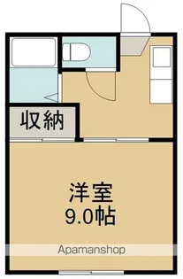 陽光ハイツB棟【2階】の間取り