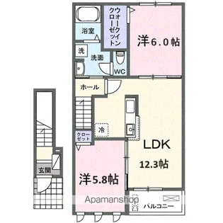 マジストレート【2階】の間取り