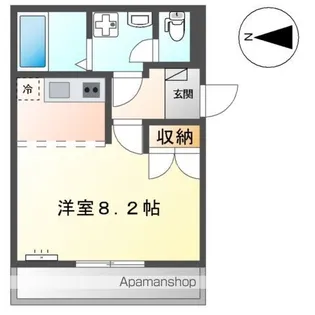 ビアン(BEIN)【201号室】の間取り