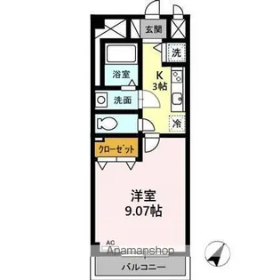 プレストンズ新栄【3階】の間取り