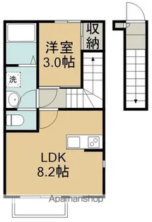 エクシリア高砂【2階】の間取り