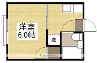 シャルマンB棟【211号室】の間取り