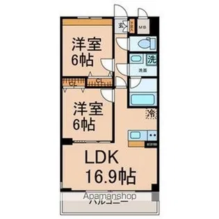 CASA GRIGIO【605号室号室】の間取り