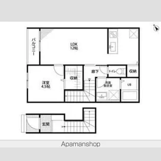 リーブルファイン則武Ⅱ【2階】の間取り