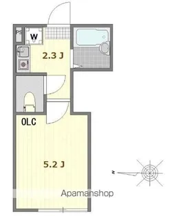 ノーザンロード富士見台【2階】の間取り